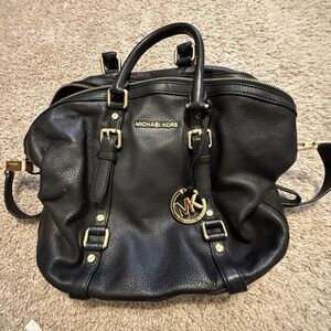 Michael Kors Black Leather Bag